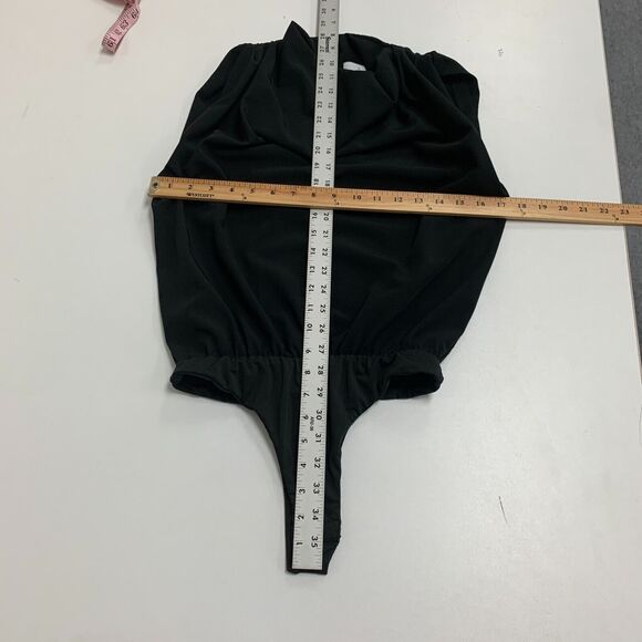 Astr The Label Bodysuit Womens XS Extra Small Keyhole Back Cowl Neck Stretch - Picture 7 of 13